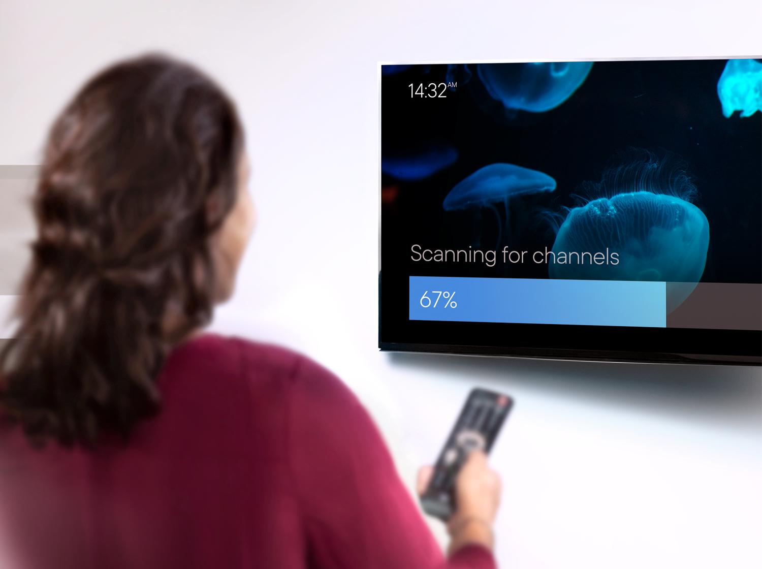 One For All 14450 Suburbs Line Amplified Indoor TV Antenna