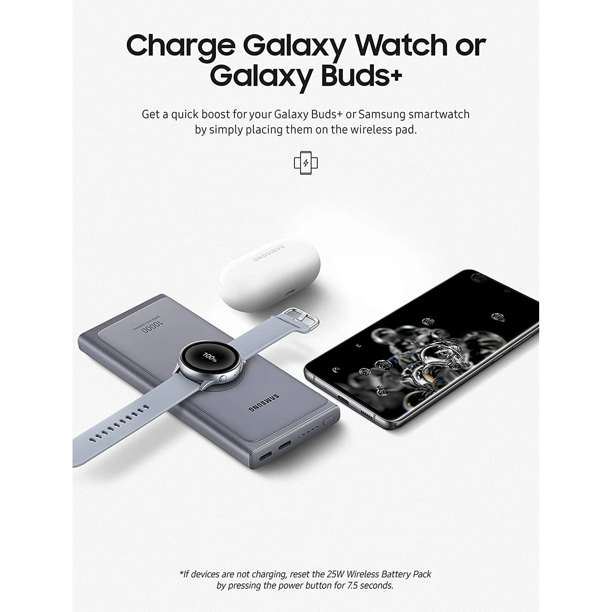 Samsung 10,000mAh Power Bank with Dual USB-C Ports and USB-C Cable