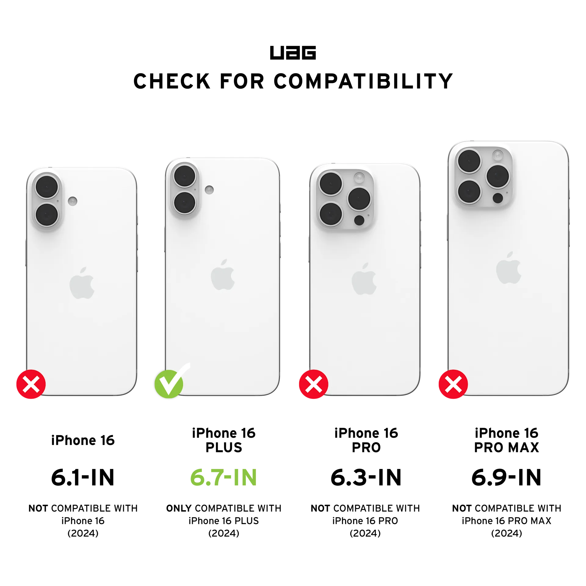 Urban Armor Gear (UAG) - Monarch Pro MagSafe Case for Apple iPhone 16 Plus - Kevlar Black