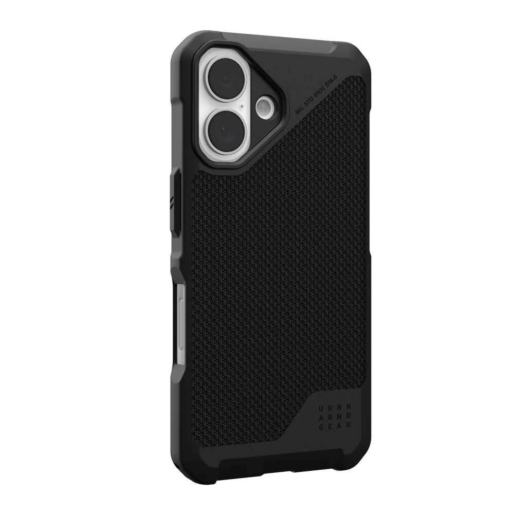 Urban Armor Gear (UAG) - Metropolis LT MagSafe Case for Apple iPhone 16 - Kevlar Black
