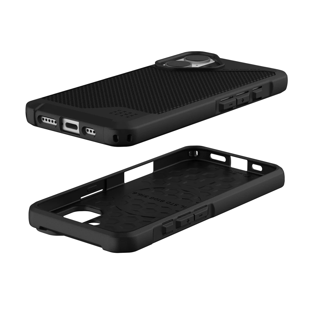 Urban Armor Gear (UAG) - Metropolis LT MagSafe Case for Apple iPhone 16 - Kevlar Black