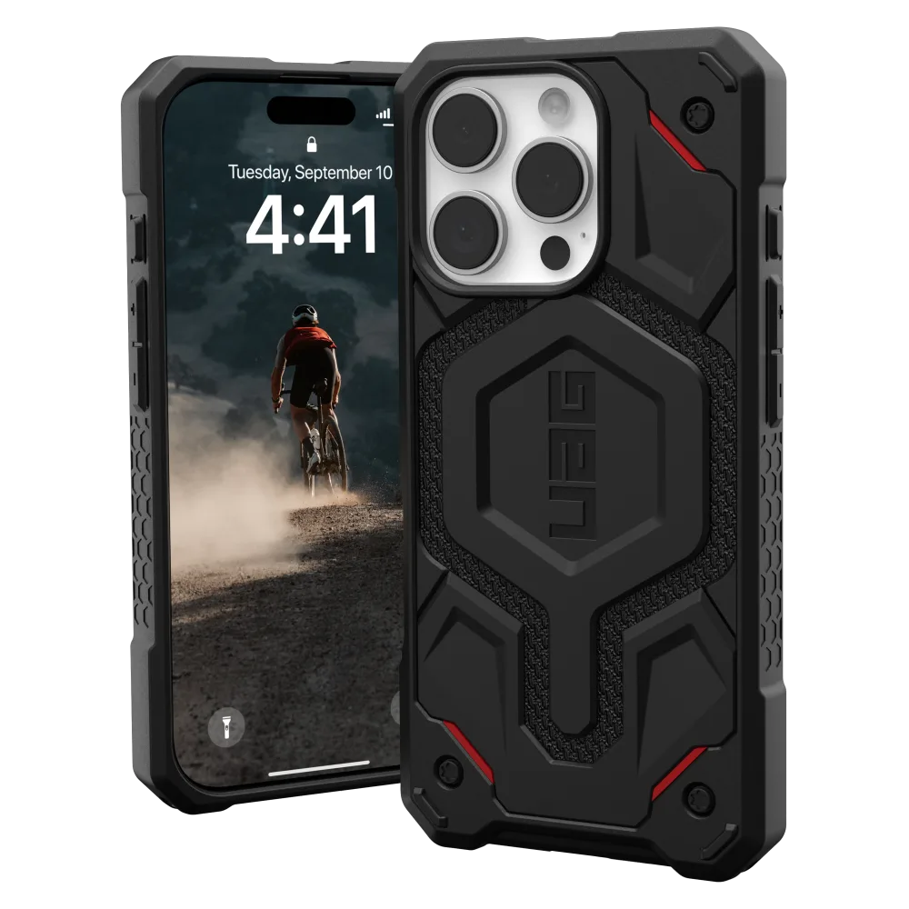 urban armor gear monarch UAG Monarch Pro Kevlar for MagSafe iPhone 16 Pro Case Kevlar Black