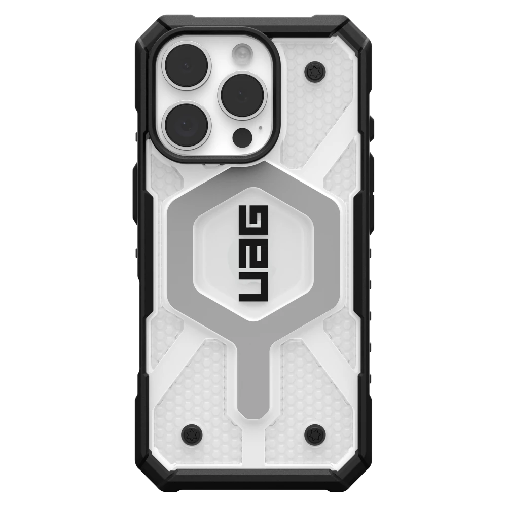 Urban Armor Gear (UAG) - Pathfinder Clear MagSafe Case for Apple iPhone 16 Pro - Ice