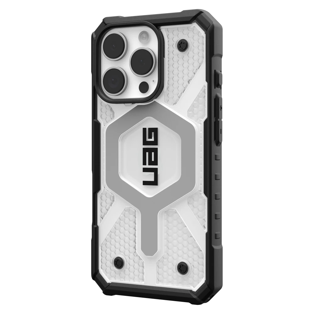 Urban Armor Gear (UAG) - Pathfinder Clear MagSafe Case for Apple iPhone 16 Pro - Ice