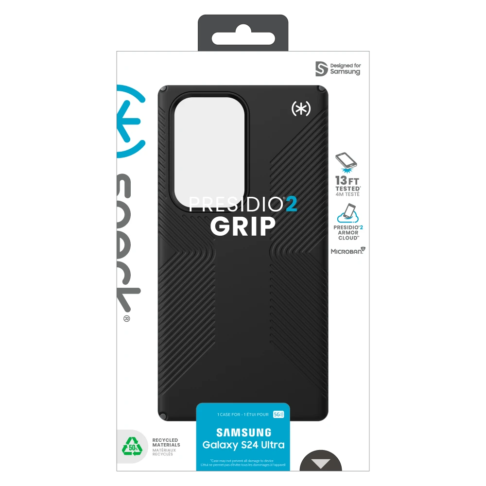 Speck - Presidio2 Grip Case with Magnet for Samsung Galaxy S24 Ultra