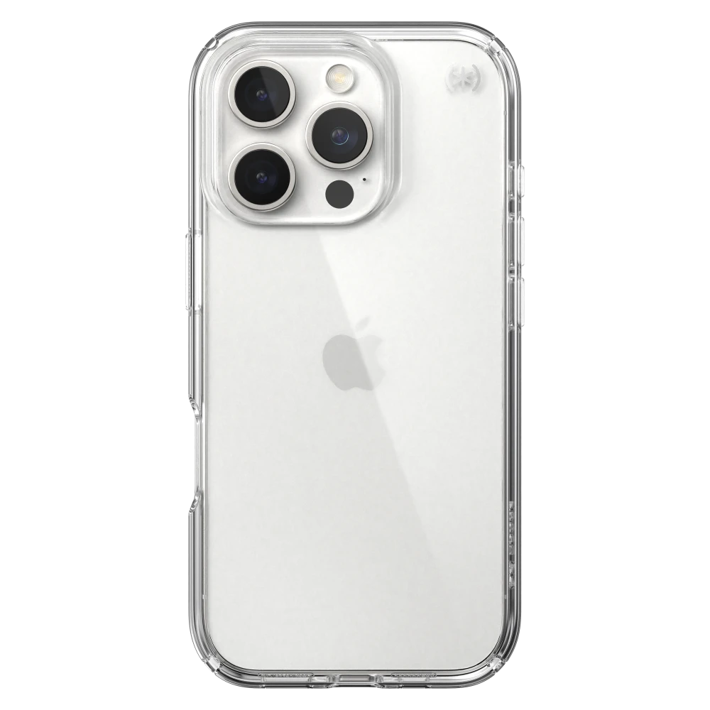 Speck - Presidio Perfect Clear Case for Apple iPhone 16 Pro - Clear