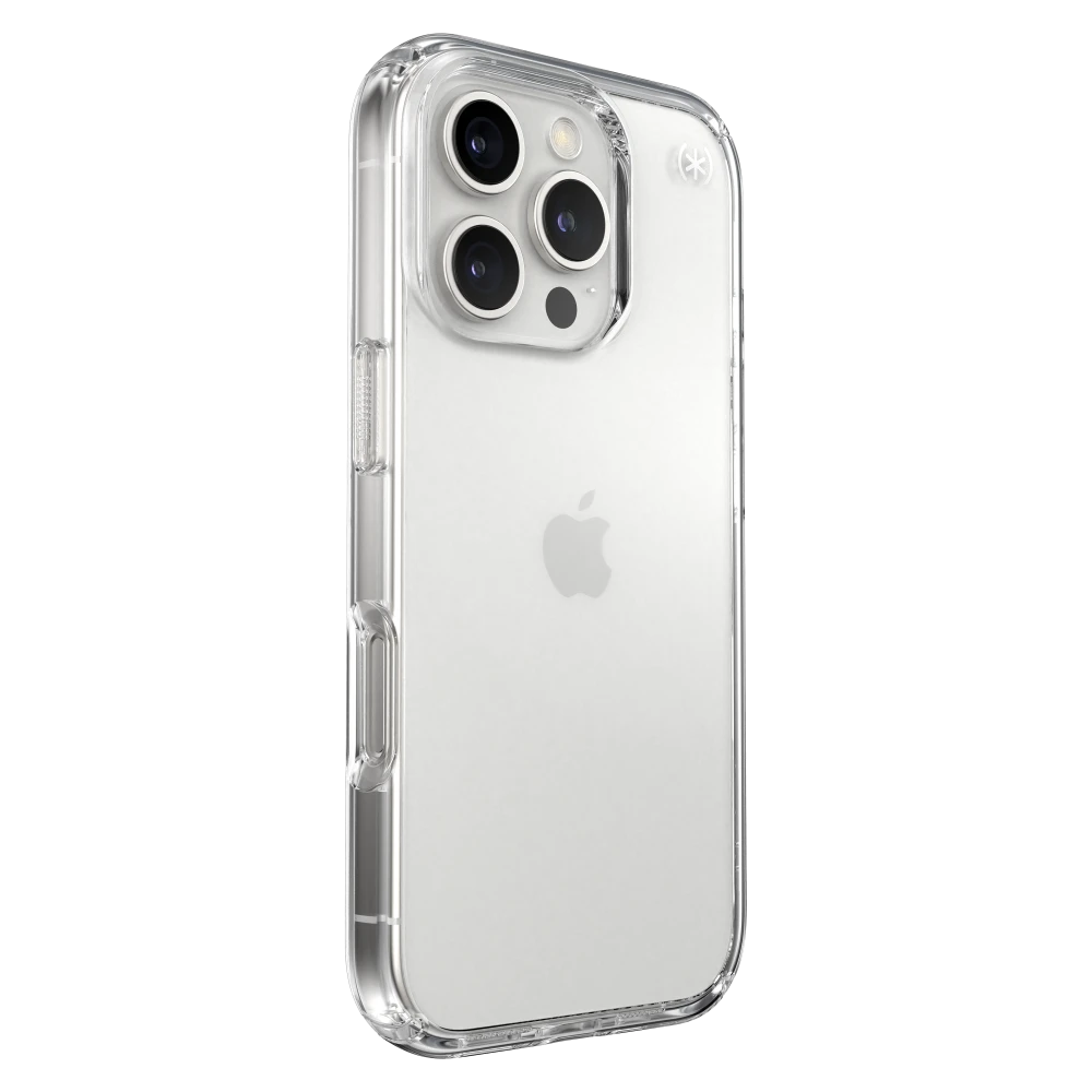 Speck - Presidio Perfect Clear Case for Apple iPhone 16 Pro - Clear