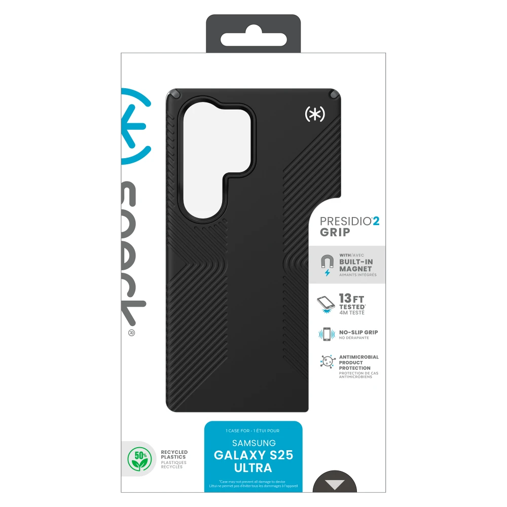Speck - Presidio2 Grip Case with Magnet for Samsung Galaxy S25 Ultra