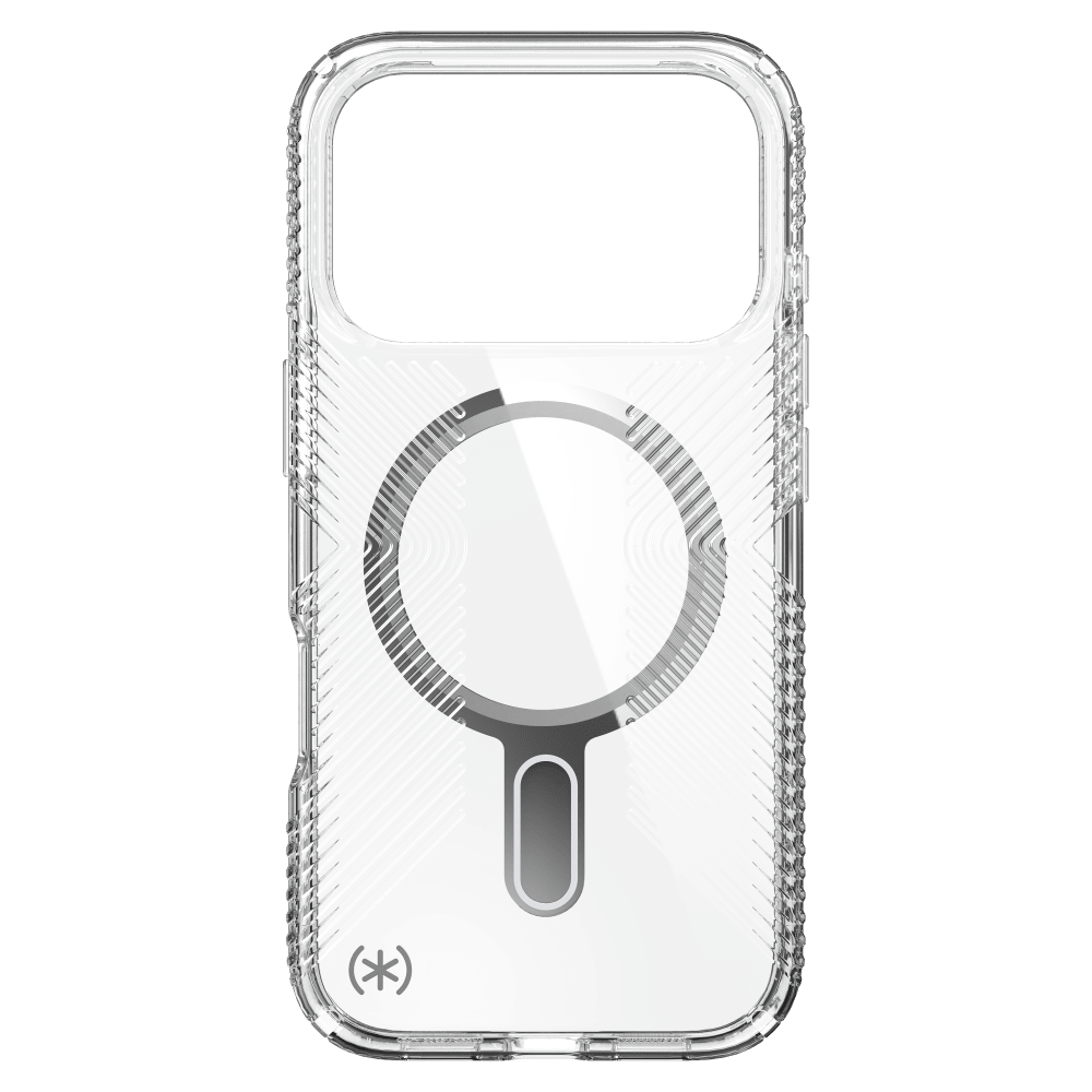 Speck - Presidio Perfect Clear Grip Case with ClickLock for Apple iPhone Series - Clear
