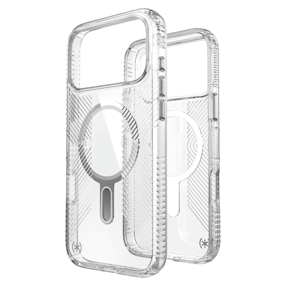 Speck - Presidio Perfect Clear Grip Case with ClickLock for Apple iPhone Series - Clear