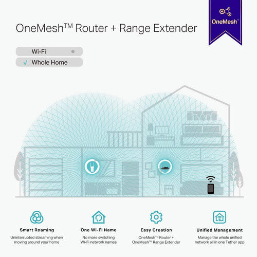 TP-Link RE315 AC1200 Dual-Band Wireless Mesh Wi-Fi Range Extender