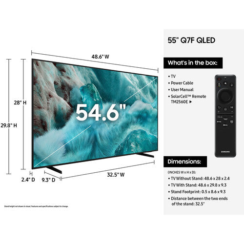Samsung Q7F Series 55" QLED 4K UHD Smart TV (2025)
