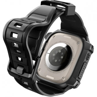 Spigen Rugged Armor Case Compatible with Apple Watch Ultra 2/1 49mm - Black
