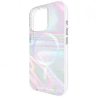 Case-Mate - Soap Bubble MagSafe Case for Apple iPhone 16 Pro - Iridescent