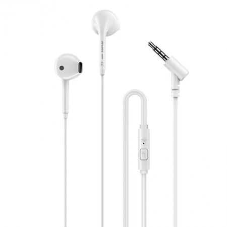 AWEI L5 3.5mm HIFI Stereo Corded In-ear Magnet Earphones Black