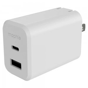 Mophie 42W GaN Dual Port USB-C & USB A Wall Charger