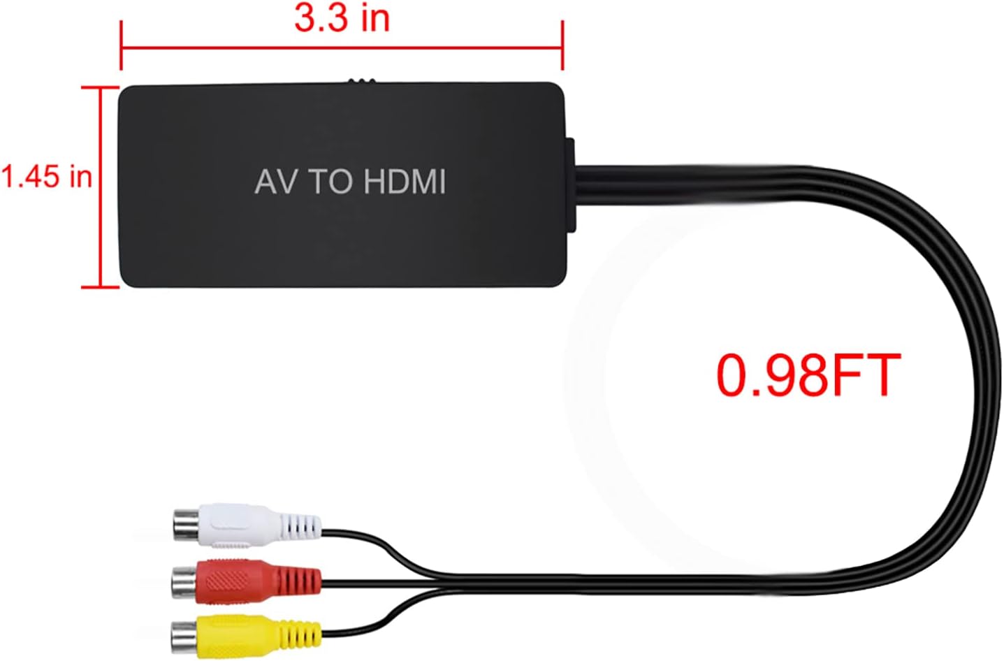 Composite Video (RCA) to HDMI Adapter