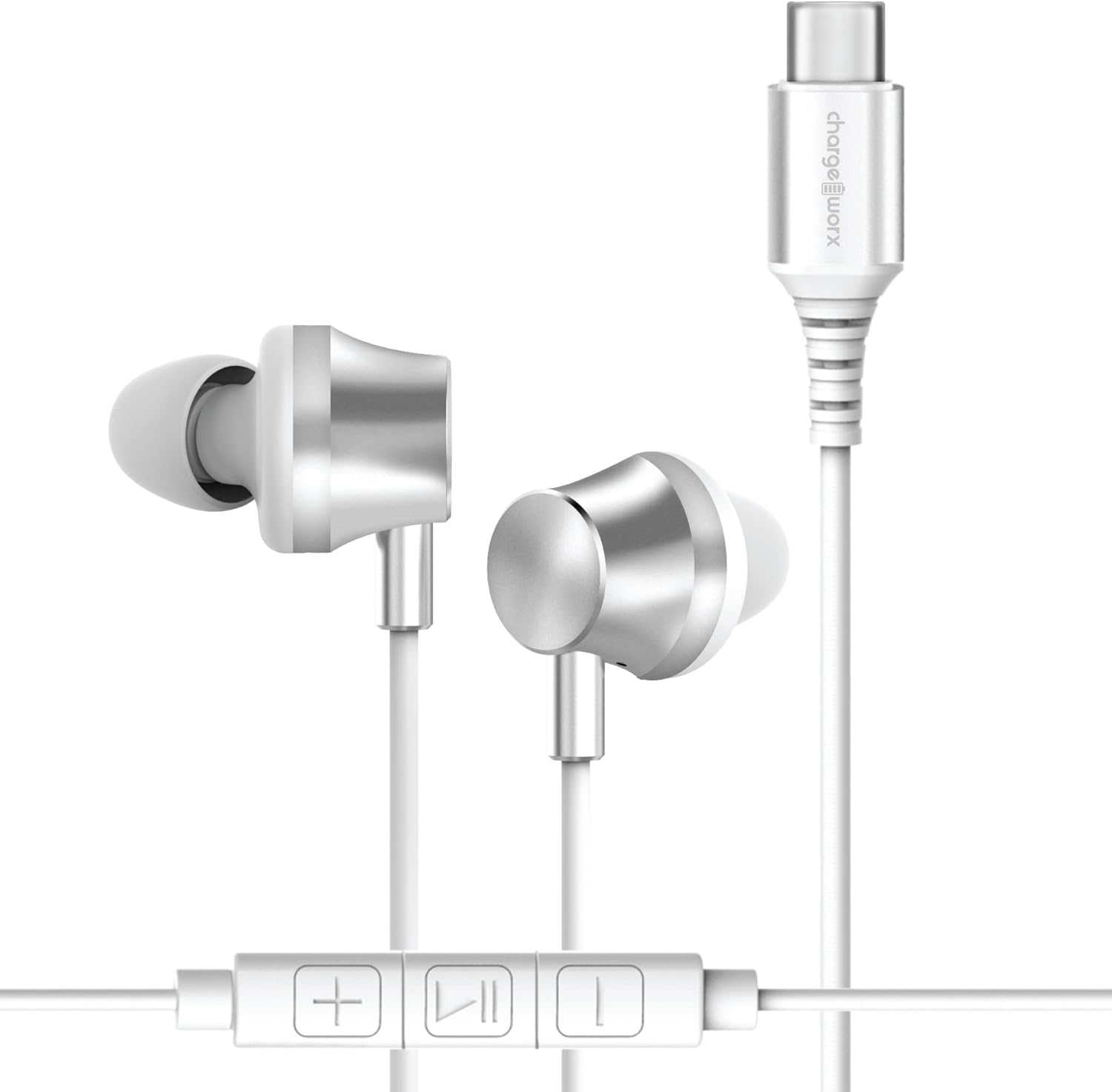Chargeworx USBC Earbuds with Built in Mic
