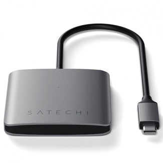 Satechi - 4 Port USB C Hub - Space Gray