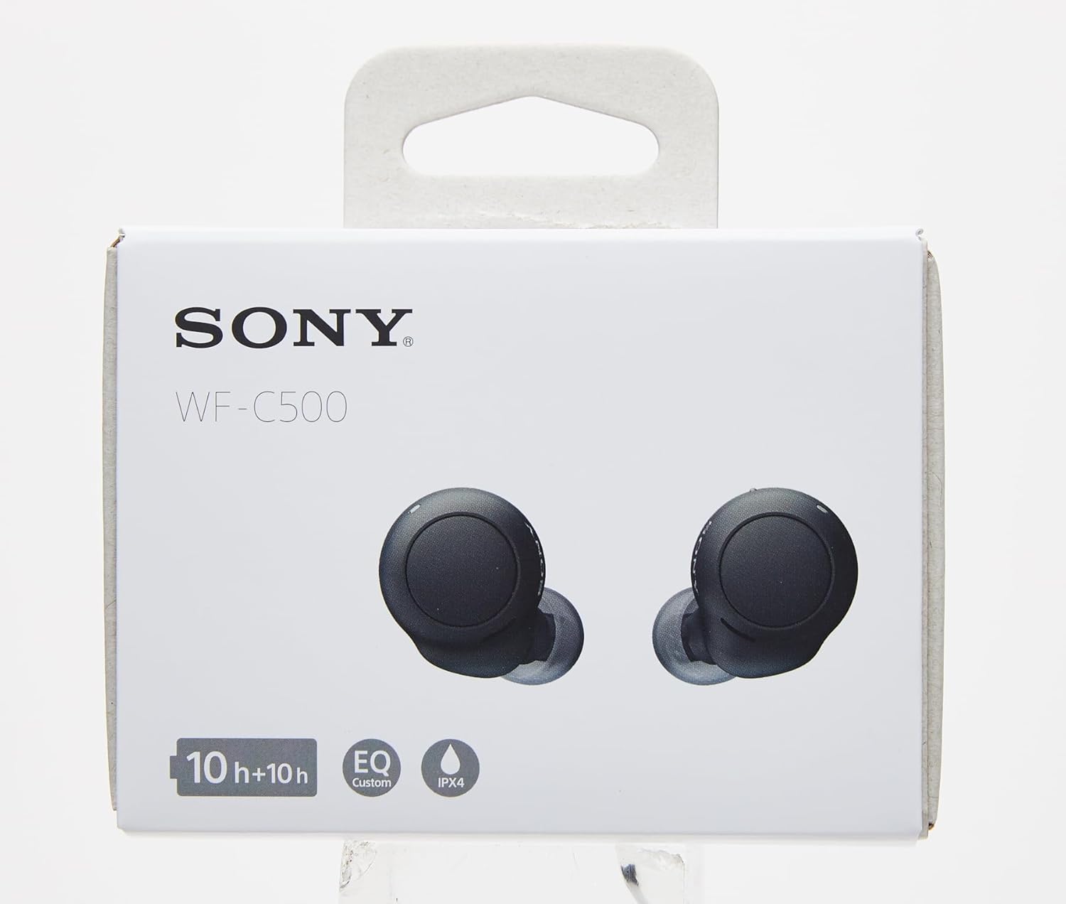 Sony WF-C500 Wireless In-Ear Headphones with Charging Case, Built-In Mic, Bluetooth, Up to 20 Hours Battery, and Voice Assistant Compatible