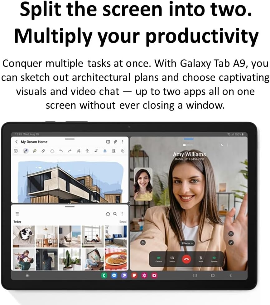 Samsung SM-X115 Galaxy Tab A9 8.7" Android Tablet (WiFi + Cellular Model)