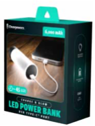 ChargeWorx CHARGE & GLOW LED POWER BANK