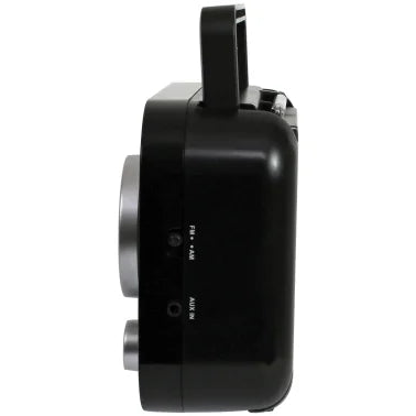 JENSEN® Portable AM/FM Radio with Telescoping Antenna, Black, MR-550