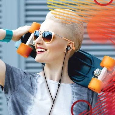 Maxell® Sync Up Wired In-Ear Earbuds with In-Line Mic and USB-C® Connector