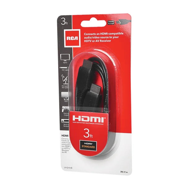 RCA Standard HDMI® Cable, 3 Ft.