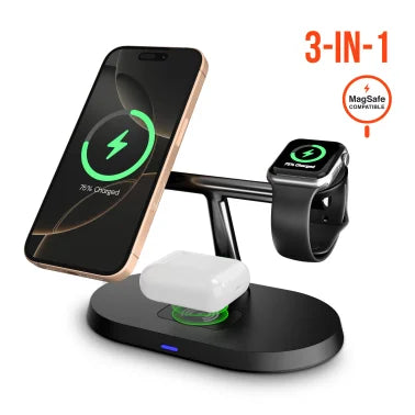 HyperGear® MaxCharge Pro 3-in-1 Wireless Charging Stand