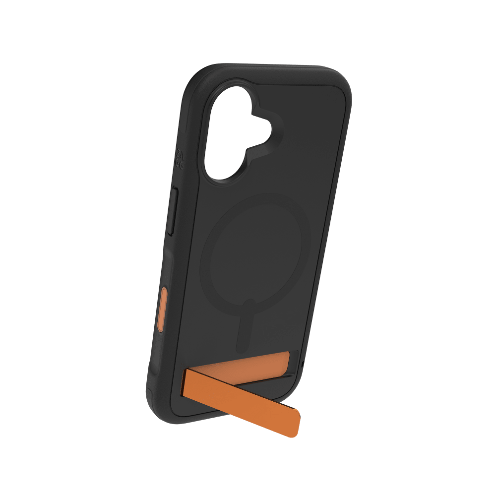 ZAGG - Sedona Snap MagSafe Case with Kickstand for Apple iPhone 17 Series - Black