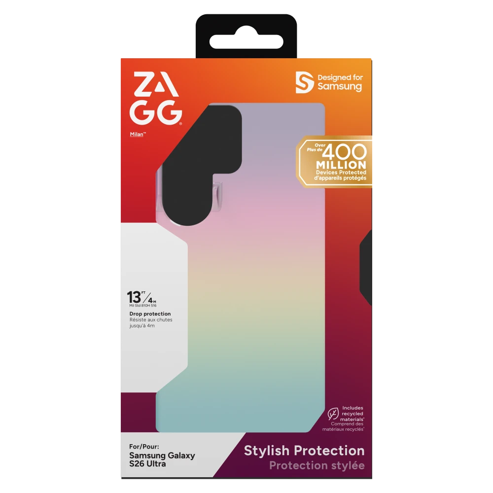 ZAGG - Milan Case for Samsung Galaxy S26 Ultra - Iridescent