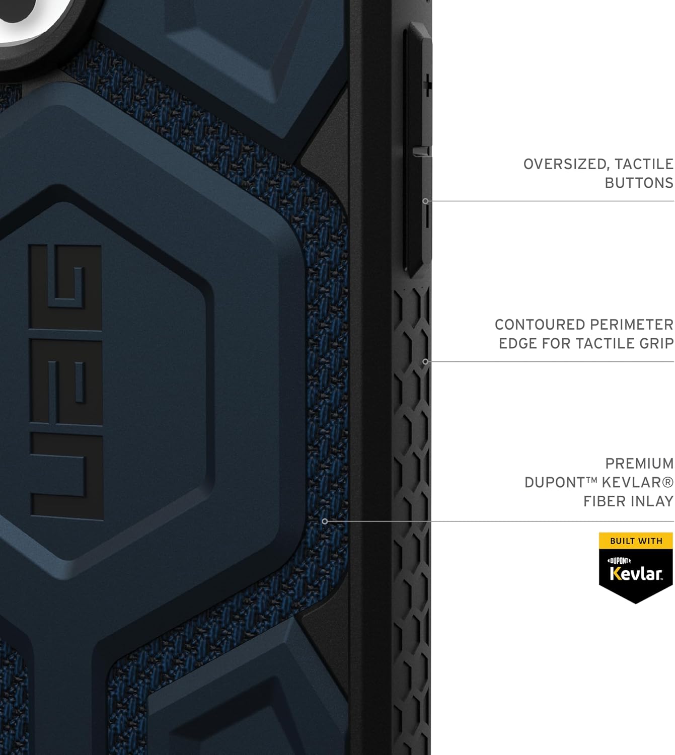 Urban Armor Gear (UAG) - Monarch Pro MagSafe Case for Apple iPhone 16 Pro - Kevlar Mallar