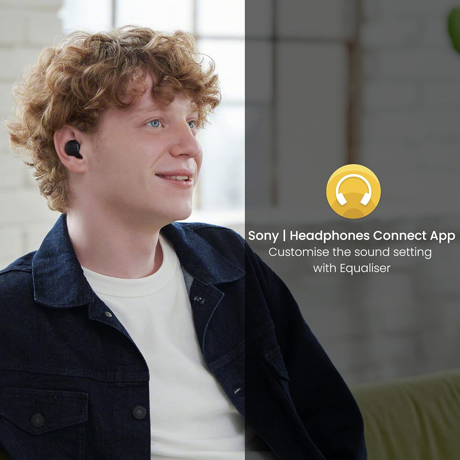 Sony WF-C500 Wireless In-Ear Headphones with Charging Case, Built-In Mic, Bluetooth, Up to 20 Hours Battery, and Voice Assistant Compatible