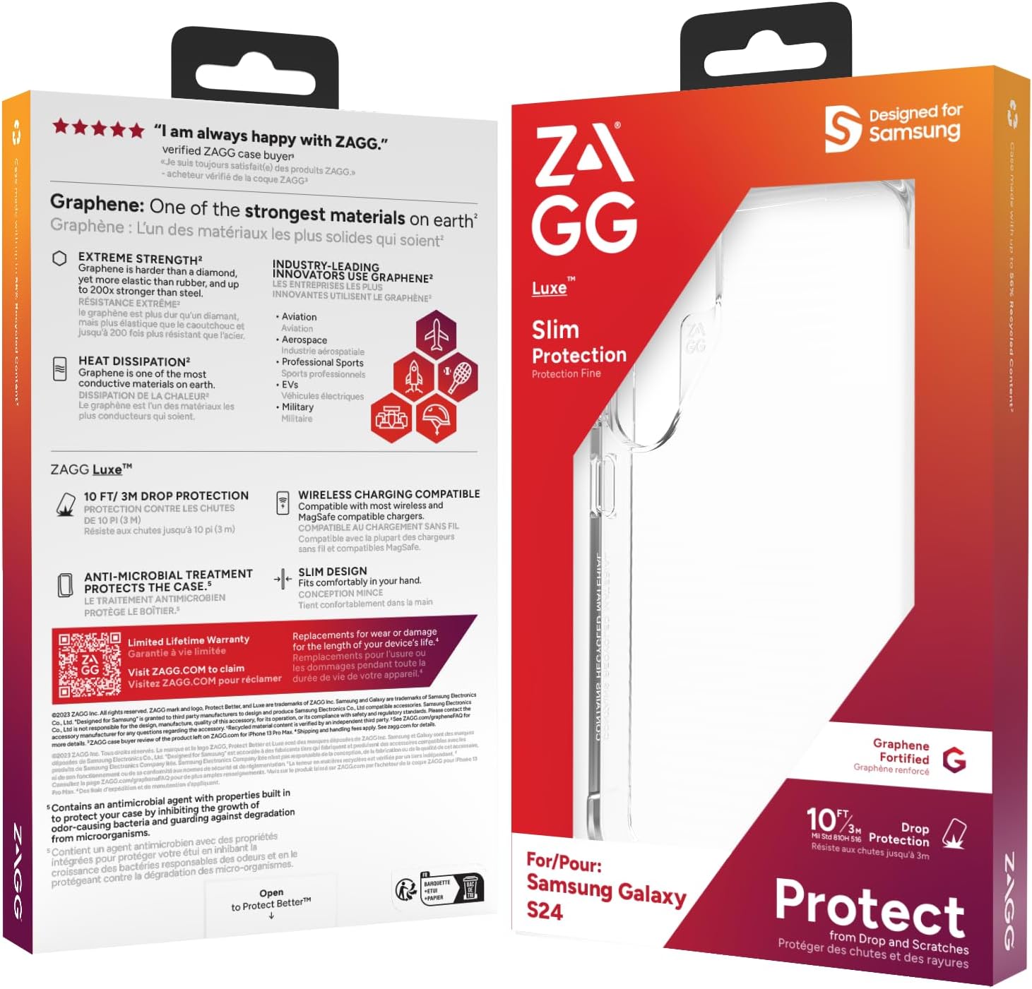 Gear4 Luxe Case for Galaxy S24 (Clear)