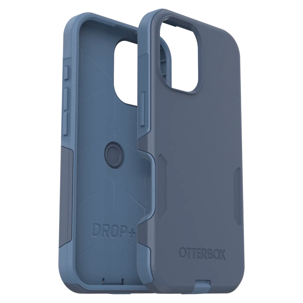 OtterBox - Commuter MagSafe Case for Apple iPhone 16 - Baby Blue Jeans