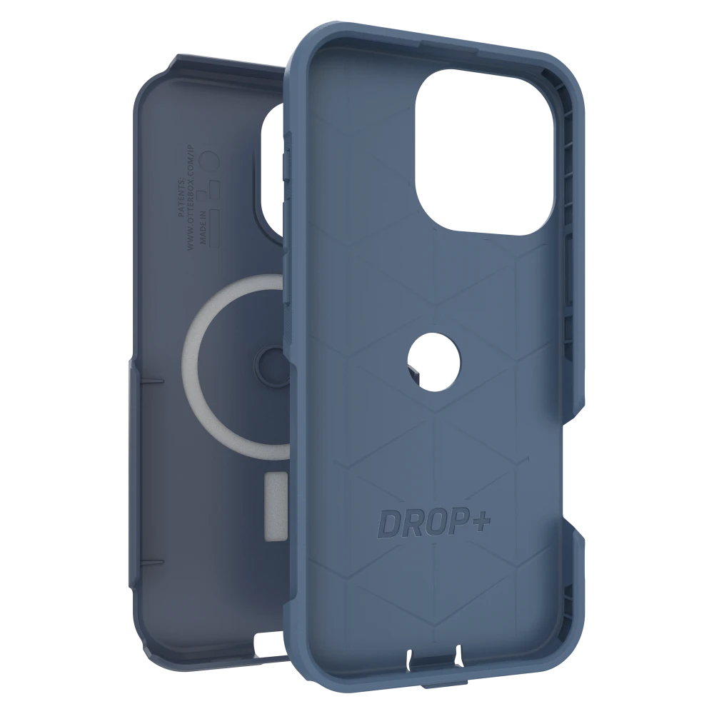 OtterBox - Commuter MagSafe Case for Apple iPhone 16 Pro - Baby Blue Jeans