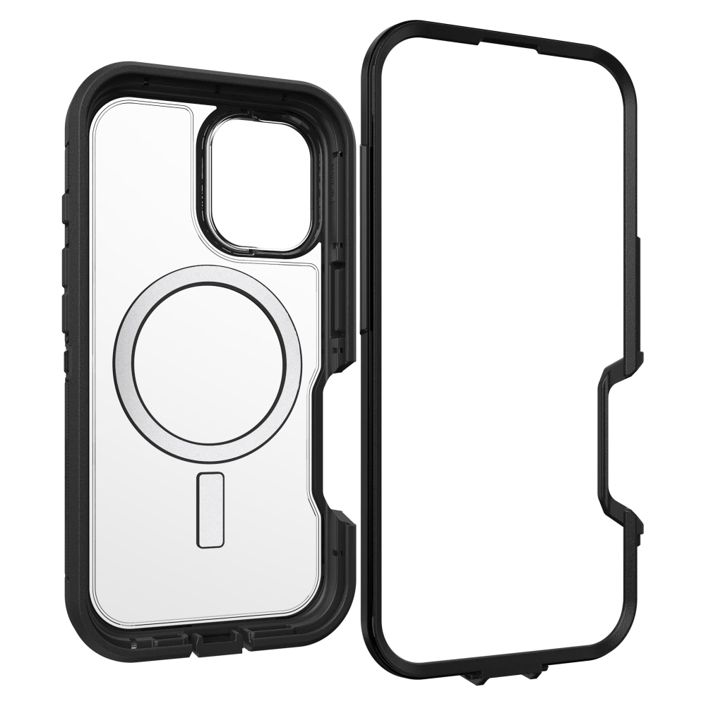 OtterBox - Defender Pro MagSafe Case for Apple iPhone 16 - Dark Side