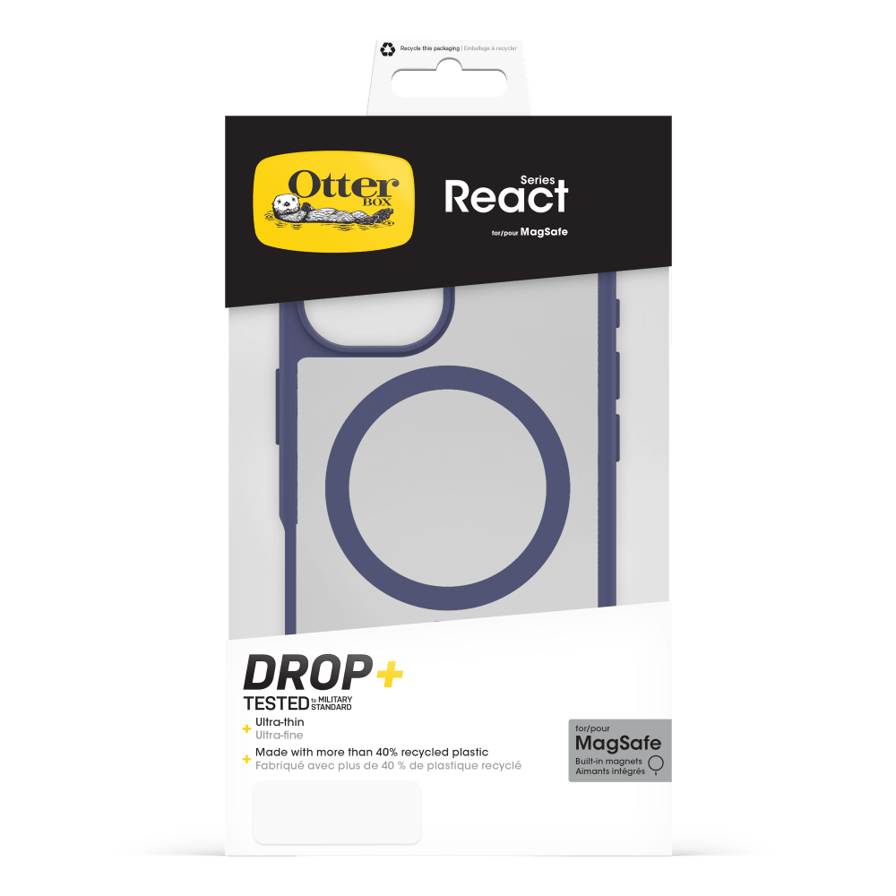 OtterBox - React MagSafe Case for Apple iPhone 16 - Space Cadet