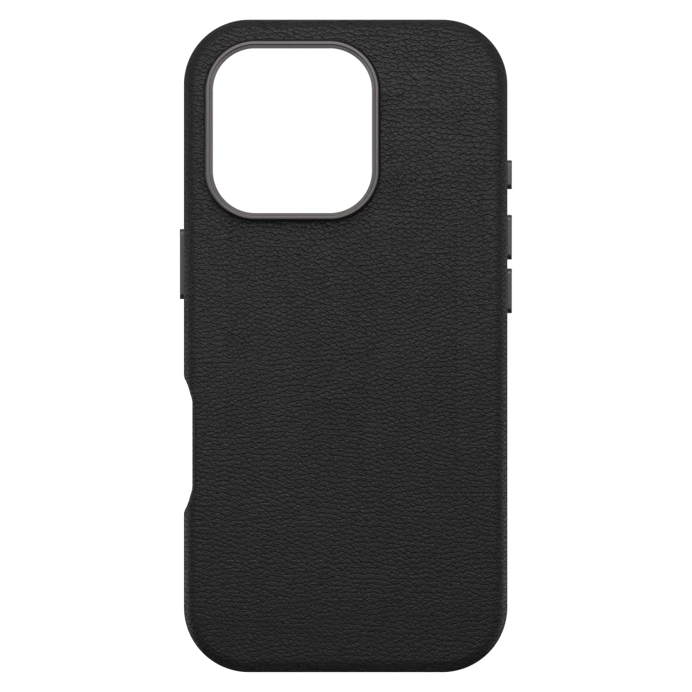 OtterBox - Symmetry Cactus Leather MagSafe Case for Apple iPhone 16 Pro Max - Noir Ash