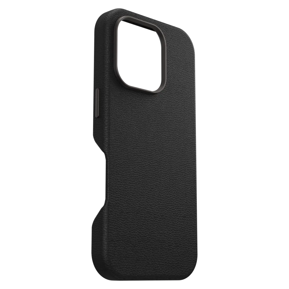 OtterBox - Symmetry Cactus Leather MagSafe Case for Apple iPhone 16 Pro Max - Noir Ash