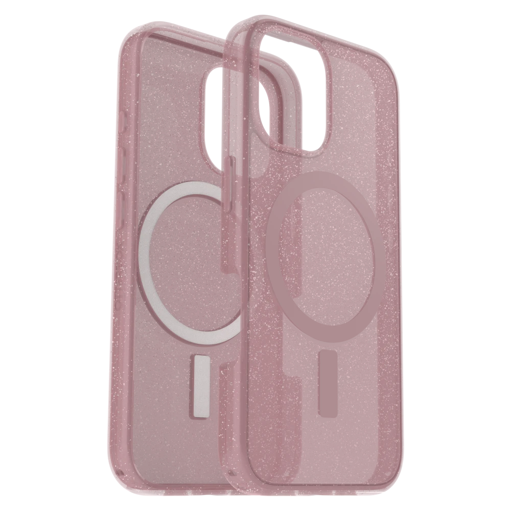 OtterBox - Symmetry Clear MagSafe Case for Apple iPhone 16 - Pink