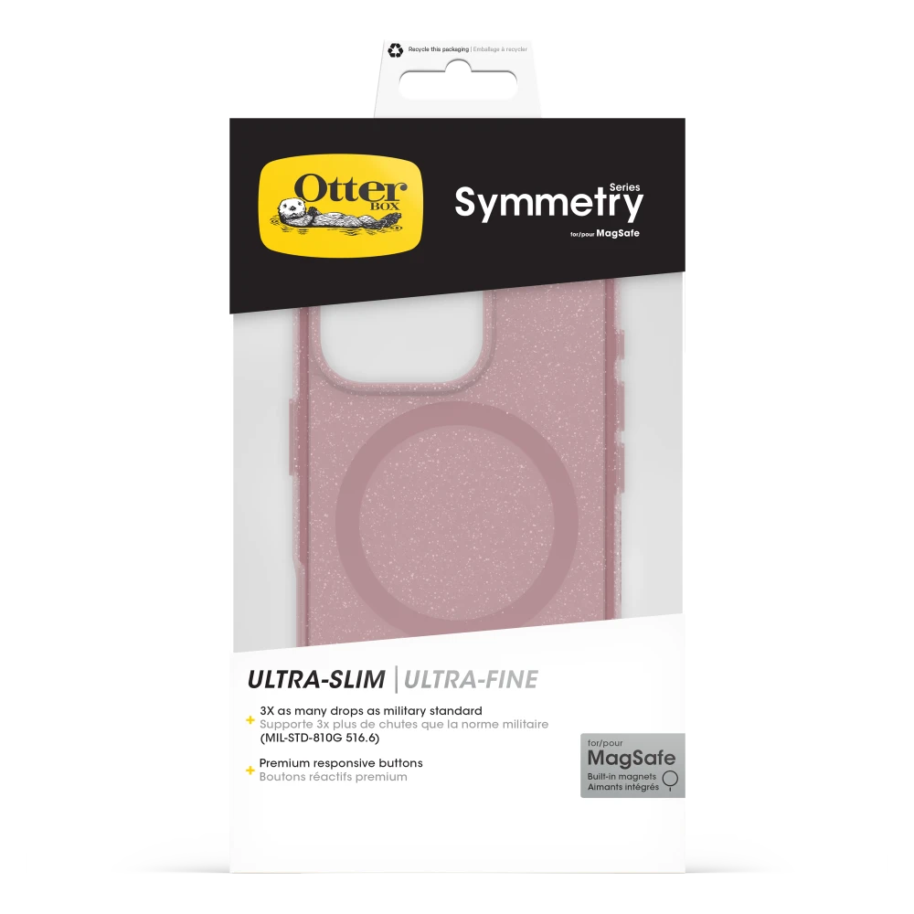 OtterBox - Symmetry Clear MagSafe Case for Apple iPhone 16 Pro - Thimbleberry
