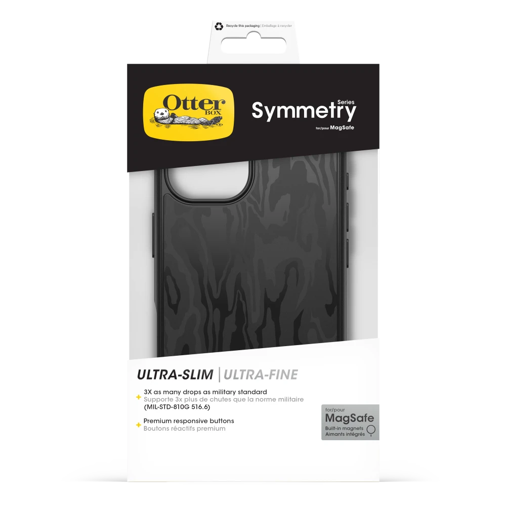 OtterBox - Symmetry Graphics MagSafe Case for Apple iPhone 16 - Spruce Bark