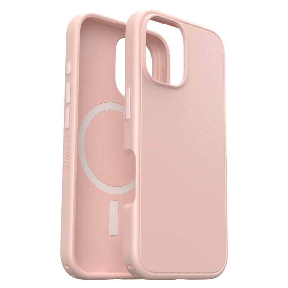 OtterBox - Symmetry Clear MagSafe Case for Apple iPhone 16 - Ballet Shoes