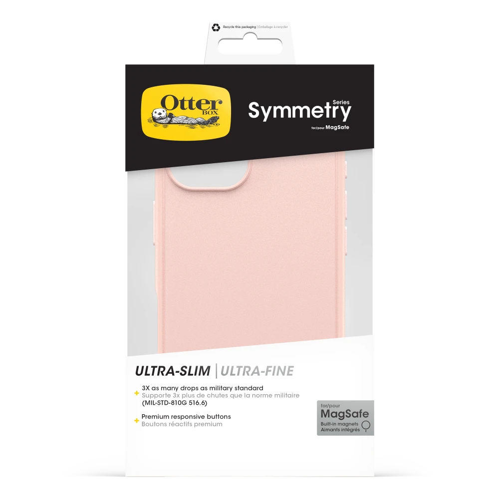 OtterBox - Symmetry Clear MagSafe Case for Apple iPhone 16 - Ballet Shoes