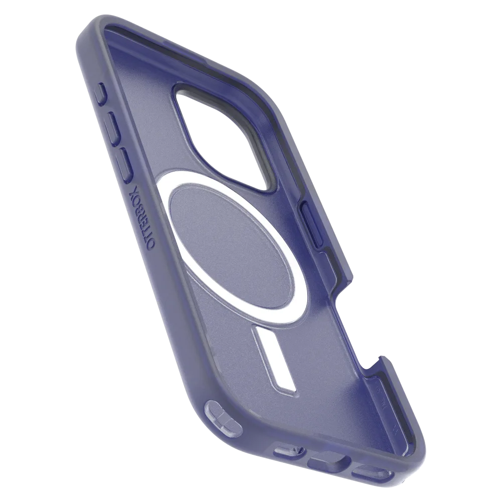 OtterBox - Symmetry Soft-Touch MagSafe Case for Apple iPhone 16 - Craft Blue