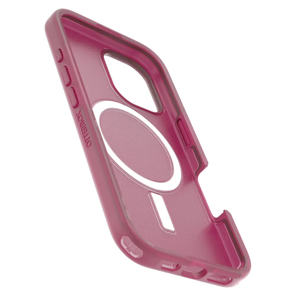 OtterBox - Symmetry Soft-Touch MagSafe Case for Apple iPhone 16 - Glass Heart