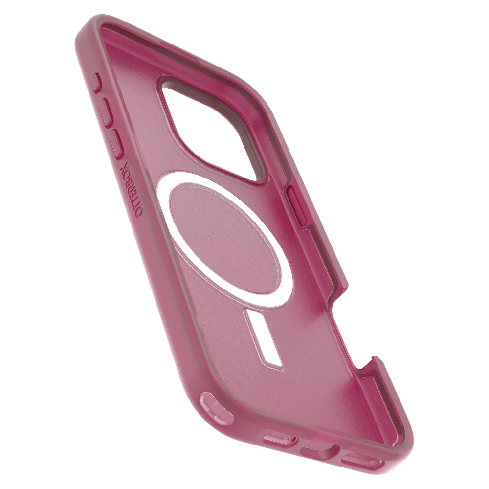 OtterBox - Symmetry Soft-Touch MagSafe Case for Apple iPhone 16 Pro Max - Glass Heart
