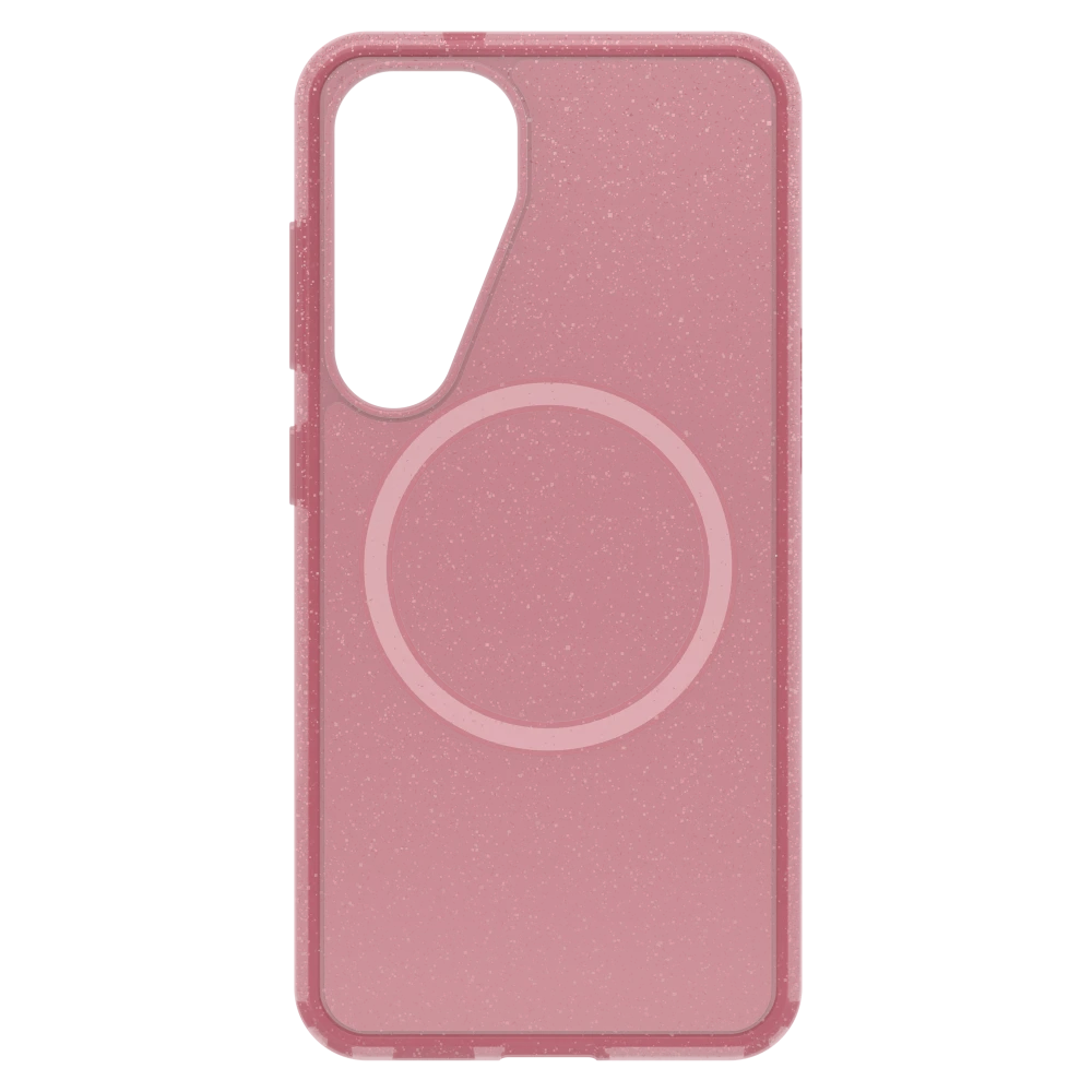 OtterBox - Symmetry Clear Magnetic Case for Samsung Galaxy S25 - Foxberry Pink